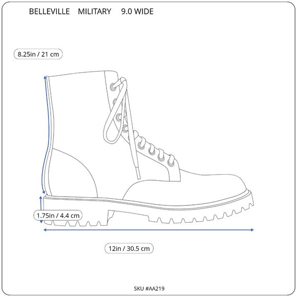 Belleville Wet Weather Steel Toe Flight Boot UNISEX 9.0M 11.0W Wide Brown 330ST - Picture 6 of 16